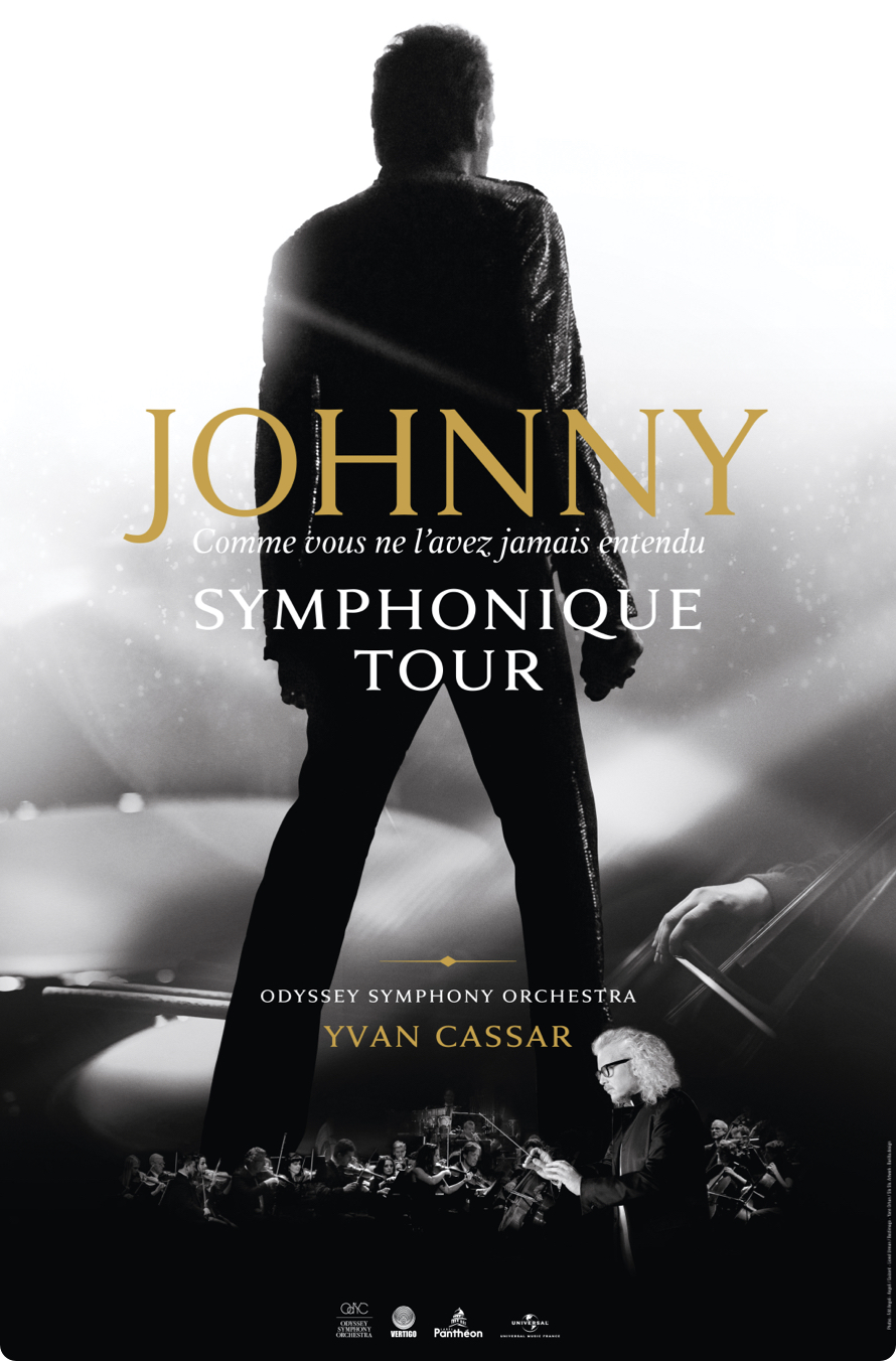 Affiche Johnny Symphonique Tour